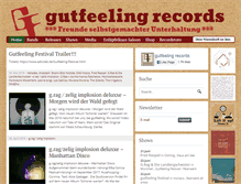 Tablet Screenshot of gutfeeling.de